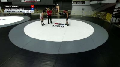 70 lbs Cons. Sub-quarters - Daniel Sanchez vs Rogelio Ramirez Gonzalez