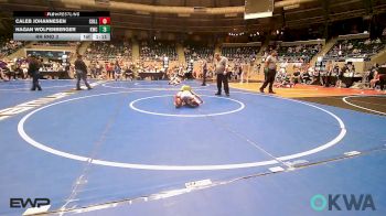 67 lbs Rr Rnd 3 - Caleb Johannesen, Collinsville Cardinal Youth Wrestling vs Hagan Wolfenberger, Keystone Wrestling Club