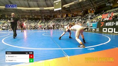 100 lbs Semifinal - Joe Birkett, Sebolt Wrestling Academy vs Douglas Hazel, Henlopen Hammer