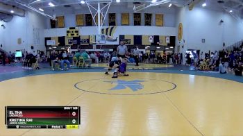 120 lbs Quarterfinal - Kretina Rai, Akron North vs El Tha, Lakewood