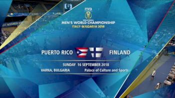 Puerto Rico vs Finland | 2018 FIVB Men's World Championships