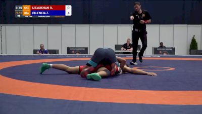 92 kg Semi Final -  Zahid Valencia, USA vs Rizabek Aitmukhan, KAZ