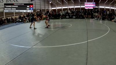 144 lbs Cons. Round 6 - Xavier Chavez, Arizona vs Michael Saba, Colorado