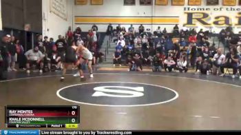 170 lbs Cons. Round 2 - Khale Mcdonnell, Fountain Valley vs Ray Montes, Centennial/Corona