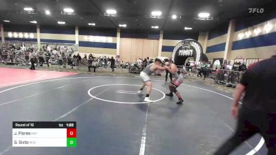 215 lbs Round Of 16 - James Flores, Mat Warriors vs George Sixto, Reign WC