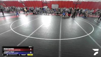 220 lbs Quarterfinal - Ryan Rambo, Hudson High School Wrestling vs Joseph Volz, Askren Wrestling Academy