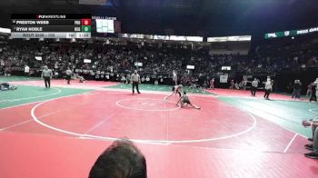 100 lbs Champ. Round 2 - Ryan Noble, OCGA vs Preston Webb, PROA