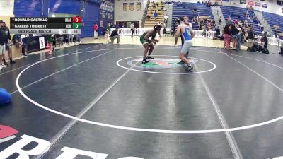 157 Gold 3rd Place Match - Kaleeb Tribbett, George Jenkins vs Ronald Castillo, Braddock