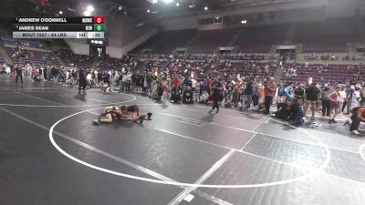 84 lbs Semis - Andrew O'Donnell, Mat Demon Wrestling Club vs James Dean, Betterman Elite Wrestling