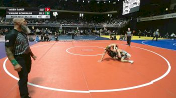 5A 138 lbs Cons. Semi - Carlos Rodriguez, Uvalde vs Aiden Baker, Mission Sharyland