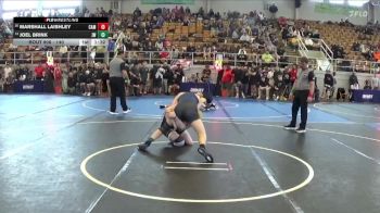 140 lbs Champ. Round 1 - Joel Brink, Jv Warriors vs Marshall Laishley, Cambridge