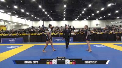 Elisabeth Clay vs Fernanda Cristo 2025 World IBJJF Jiu-Jitsu No-Gi Championship