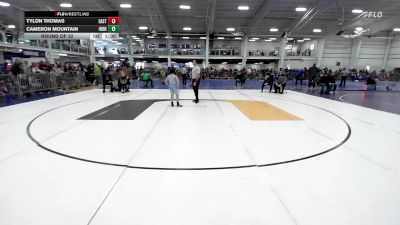 96 lbs Round Of 32 - Tylon Thomas, East Hartford vs Cameron Mountain, Iron Faith WC