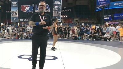 135 lbs Cons. Rd Of 64 - Mahlone Rutherford, North Dakota vs Maia Urbanczyk, Massachusetts