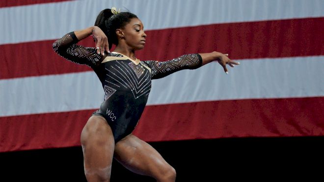 Simone Biles Finishes On Top On Day 1 Of 2018 U.S. Gymnastics Championships