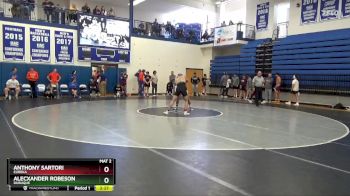 165 lbs Round 2 - Anthony Sartori, Eureka vs Alecxander Robeson, Dubuque