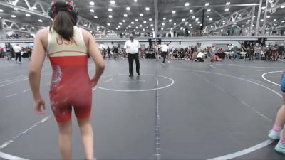 95 lbs Round 1 (6 Team) - Gabby Gautier, Team Diamond Fish vs Anabelle Wessel, PA West Yellow