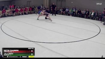118 lbs Round 6 (8 Team) - Bettie Chambers, Nebraska Blue vs Lyla Smith, Kentucky