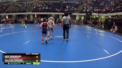 60 lbs Champ. Round 1 - Sullivan Sweazey, Pursuit Wrestling Minnesota vs Jack Wishnevski, Cory Clark Wrestling