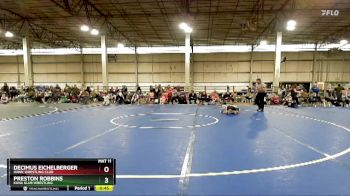 75+ Round 1 - Decimus Eichelberger, Hawk Wrestling Club vs Preston Robbins, Kuna Klub Wrestling