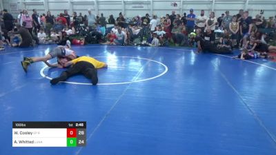 100 lbs Pools - Wyatt Cooley, EP Rattlers vs Andrew Whitted, Lunatics