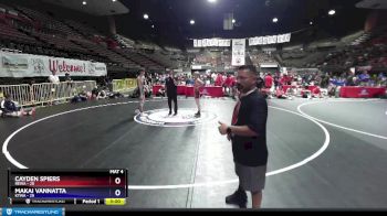 106 lbs Placement Matches (16 Team) - Cayden Spiers, REWA vs Makai Vannatta, KTWA