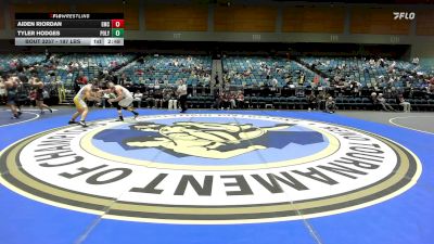 197 lbs Round Of 16 - Aiden Riordan, Emmanuel College (MA) vs Tyler Hodges, Cal Poly