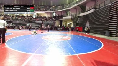 126-1A Cons. Round 3 - Landon Williams, Gordon Lee vs Emory Moss, Commerce Hs