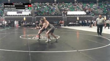 1A-4A 144 Champ. Round 1 - Ashtyn Pierce, Curry vs Peyton Allen, West Morgan High School