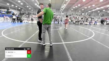 106 lbs Round Of 16 - Royce Wetzler, VA vs Tommy Gretz, PA