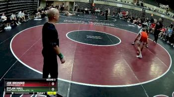 121 lbs Round 3 (4 Team) - Joe Bronske, Chicago Marist vs Dylan Hall, Saint Pius X (Kansas City)
