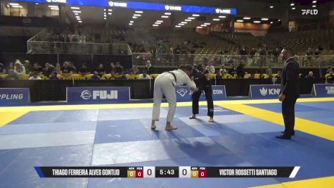 Victor Rossetti Santiago vs Thiago Ferreira Alves Gontijo 2025 Pan Jiu Jitsu IBJJF Championship