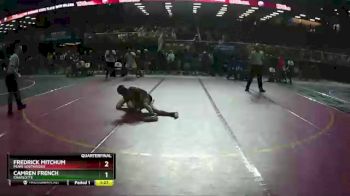 2A 106 lbs Quarterfinal - Camren French, Charlotte vs Fredrick Mitchum, Miami Southridge