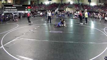 85 lbs Champ. Round 2 - Gavyn Vasquez, GICC vs JauVier Smith, Sherman Challengers