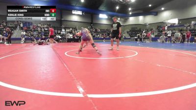 112-126 lbs Consolation - Reagan Smith, Bronco Wrestling Club vs Kenlie King, North Desoto Wrestling Academy