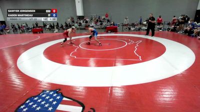 150 lbs Sawyer Jorgensen, Team Kansas Gold vs Kaden Martineau, Team Utah