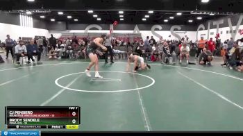139 lbs Round 3 (8 Team) - CJ Pensiero, Roundtree Wrestling Academy vs Brody Sendele, POWA (CO)