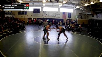 215 lbs Semifinal - Jackson Higgins, Indiana Area Hs vs Kyle Suhrie, Mercer Area Hs