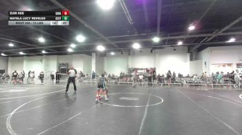74 lbs Consolation - Zuri Kee, Ganado WC vs Nayela Lucy Reveles, Scotsmen WC