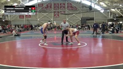 184 lbs Champ. Round 1 - Josh Bean, New England College vs Anthony Fernandez, Rhode Island College