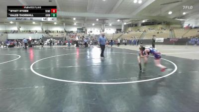 55 lbs Cons. Semi - Kaleb Thornhill, Buccaneer Wrestling Club vs Wyatt Hyden, Buccaneer Wrestling Club