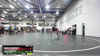133 lbs Champ. Round 1 - Joshua Rodriguez, Unattached-Cornerstone vs Cade Odrobina, Albion College