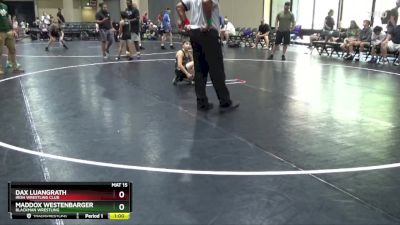 80 lbs Cons. Round 2 - Dax Luangrath, Irish Wrestling Club vs Maddox Westenbarger, Blackman Wrestling