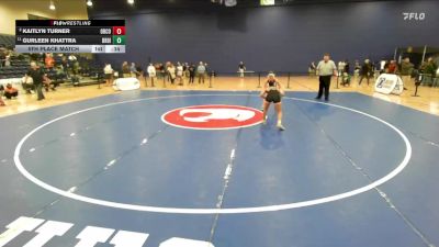 100 lbs 5th Place Match - Gurleen Khattra, Brentsville District vs Kaitlyn Turner, Orange County