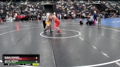 285 lbs Champ. Round 2 - Burak Bowers, Minnesota State Moorhead vs Bryce Ortega, Briar Cliff (Iowa)