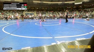 Quarterfinal - Jasmine Mohajerin, Williamsburg Wrestling Club vs Aryzona Cummings, Mojo Grappling Academy