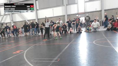 57.1-59 lbs Champ. Round 2 - Manuel Cruz, HotShots Wrestling vs Casey Giese, NW Spartans Wrestling