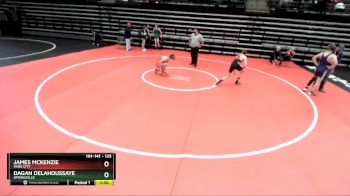 135 lbs Cons. Round 2 - Dagan Delahoussaye, Springville vs James Mckenzie, Park City