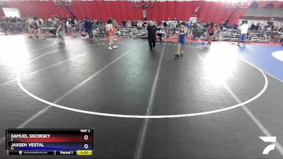 100 lbs Round 2 - Samuel Sikorsky, IL vs Jaxsen Vestal, IA