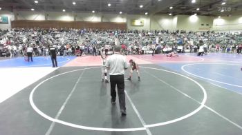 62 lbs Round Of 32 - Lucas Mellinger, Cyw vs Blake Benkosky, Spanish Springs WC